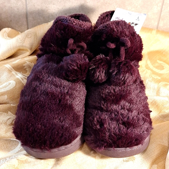 Muk Luks Pupple Faux Fur Ankle high Slippers Large 9-10 - Picture 1 of 12